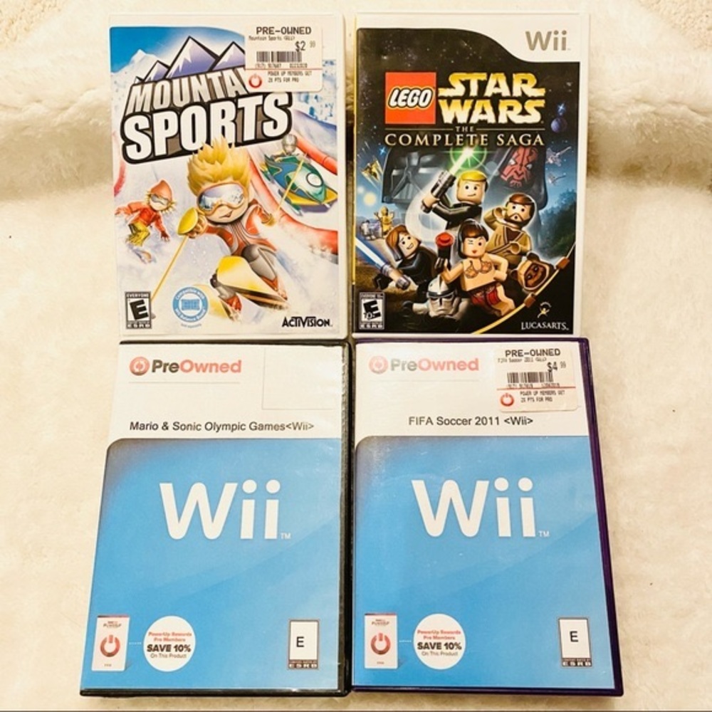 Nintendo Wii games (4) bundle